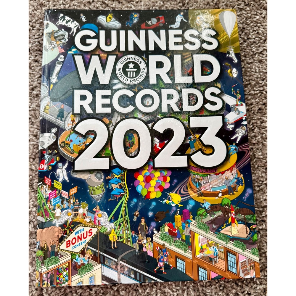 Guinness World Records 2023 Hardcover Book Excellent Reference